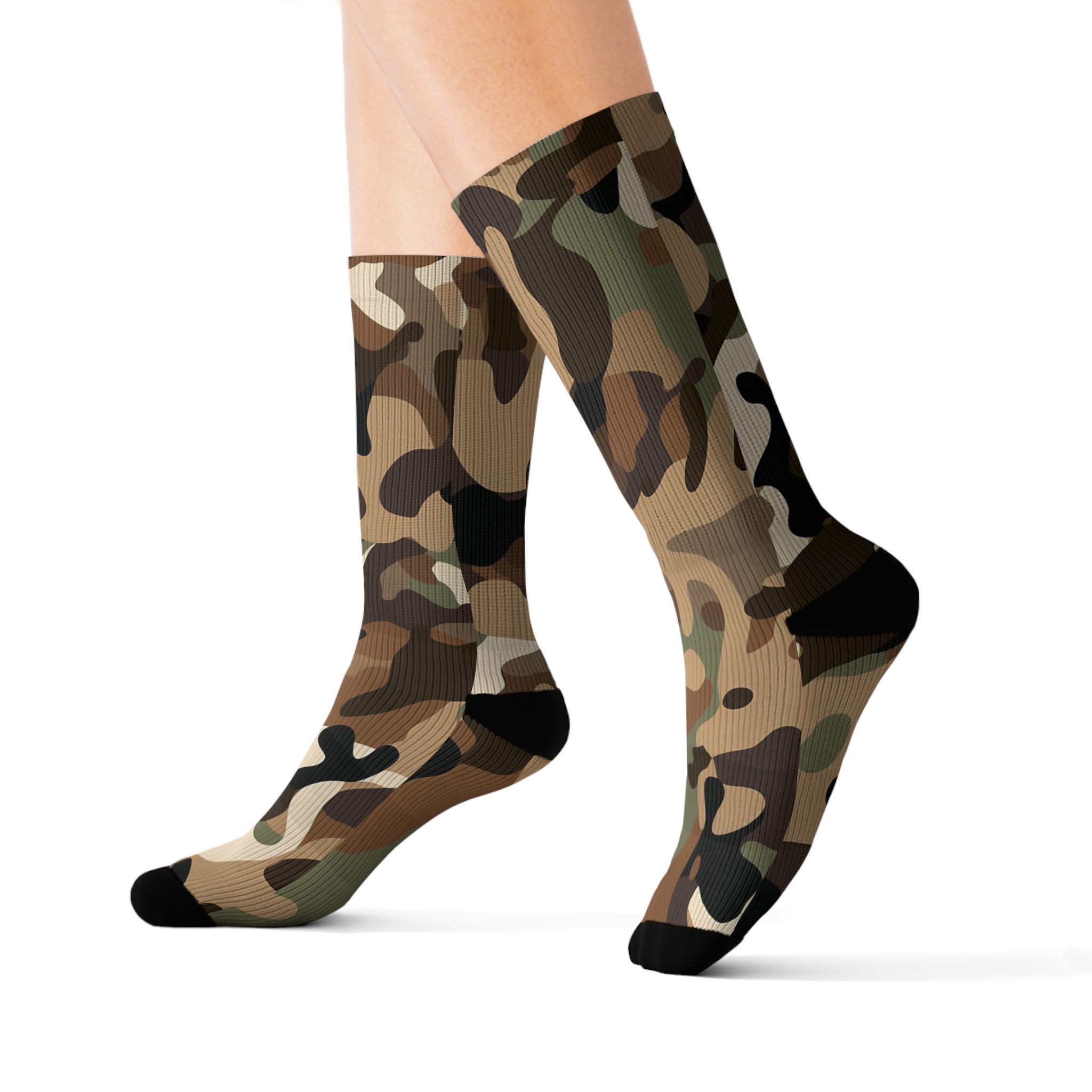 Camouflage Collection 002 - Personalized Sublimation Socks S-M-L - Görsel 14