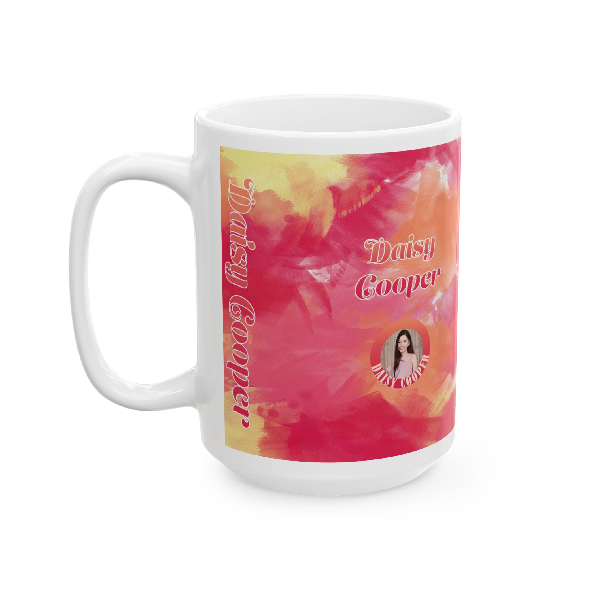 Watercolor Collection 31343 - Customizable Picture Pattern Ceramic Mug, (11oz, 15oz) - Görsel 9