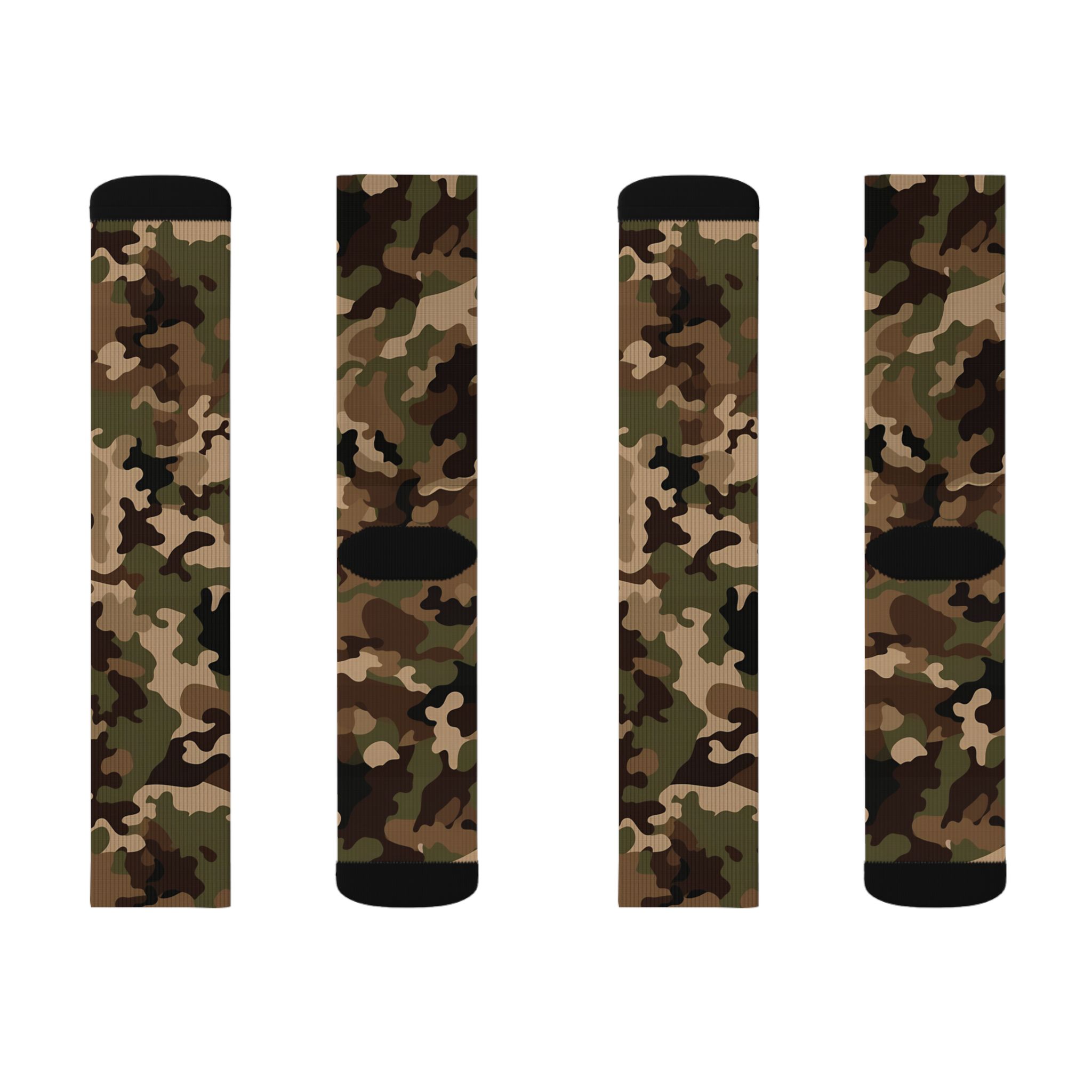 Camouflage Collection 001 - Personalized Sublimation Socks S-M-L - Görsel 8