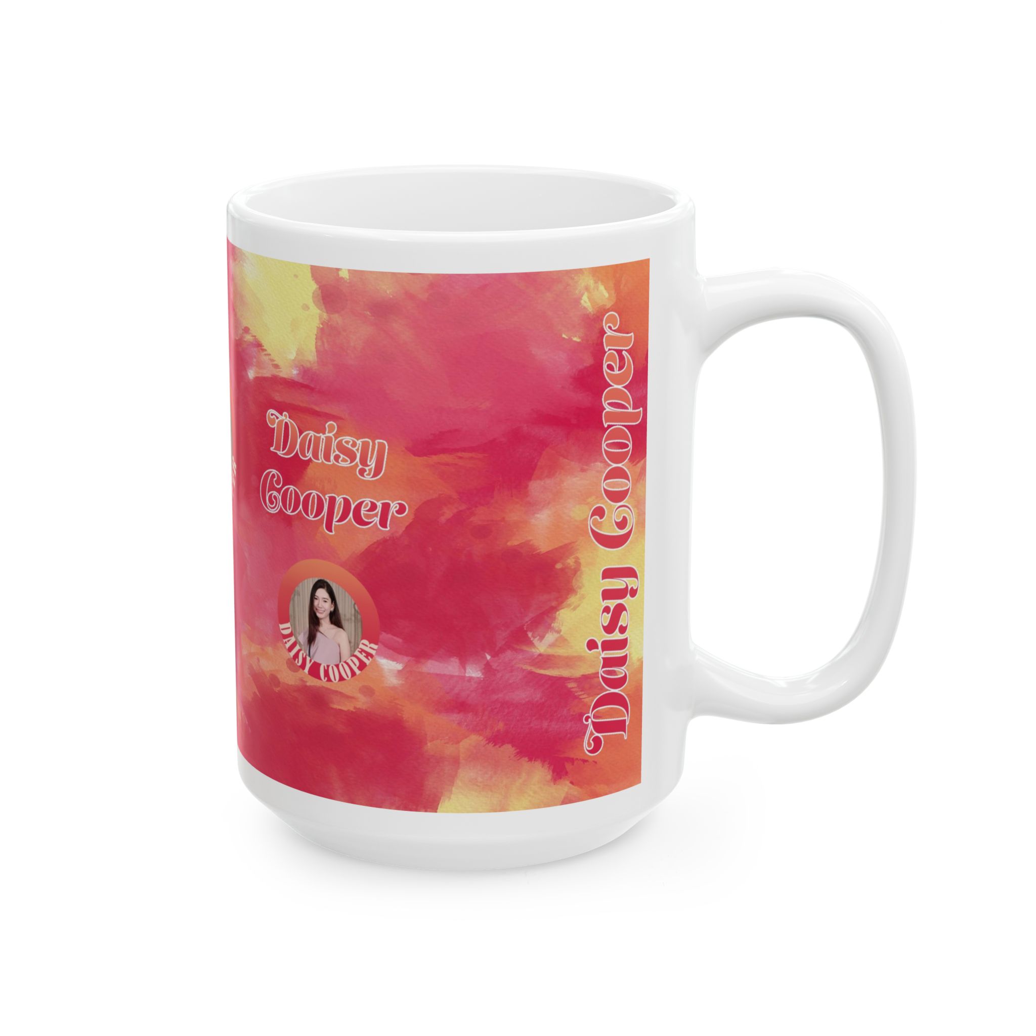 Watercolor Collection 31343 - Customizable Picture Pattern Ceramic Mug, (11oz, 15oz) - Görsel 10