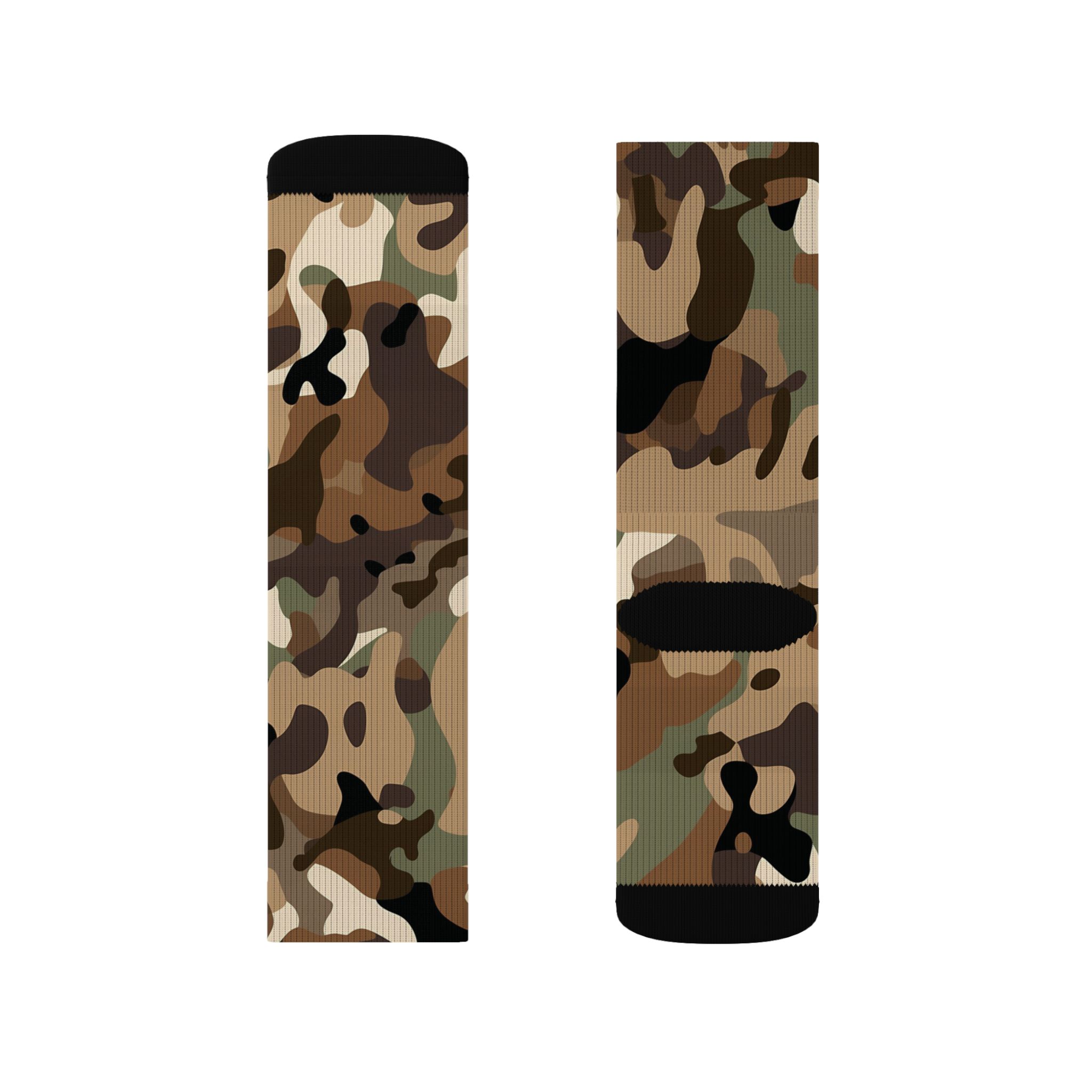 Camouflage Collection 002 - Personalized Sublimation Socks S-M-L - Görsel 13