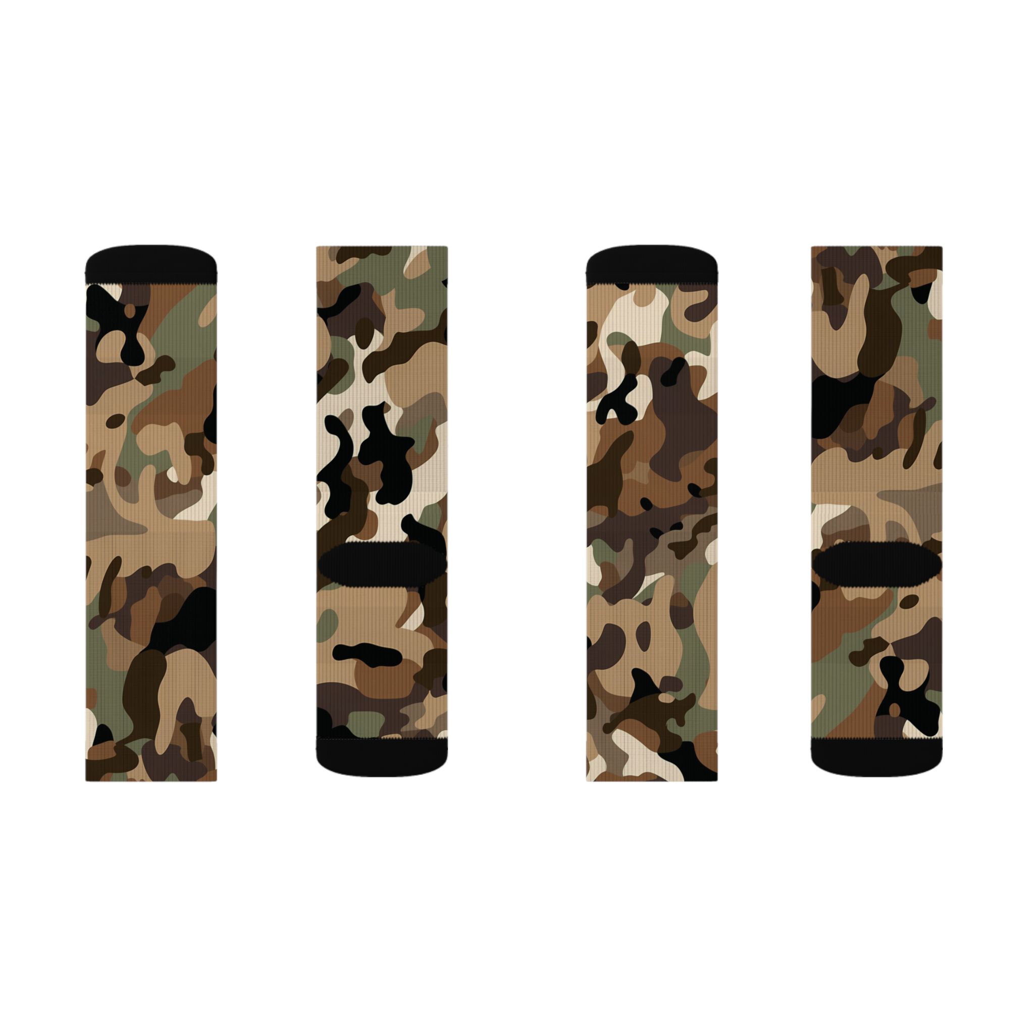 Camouflage Collection 002 - Personalized Sublimation Socks S-M-L - Görsel 11