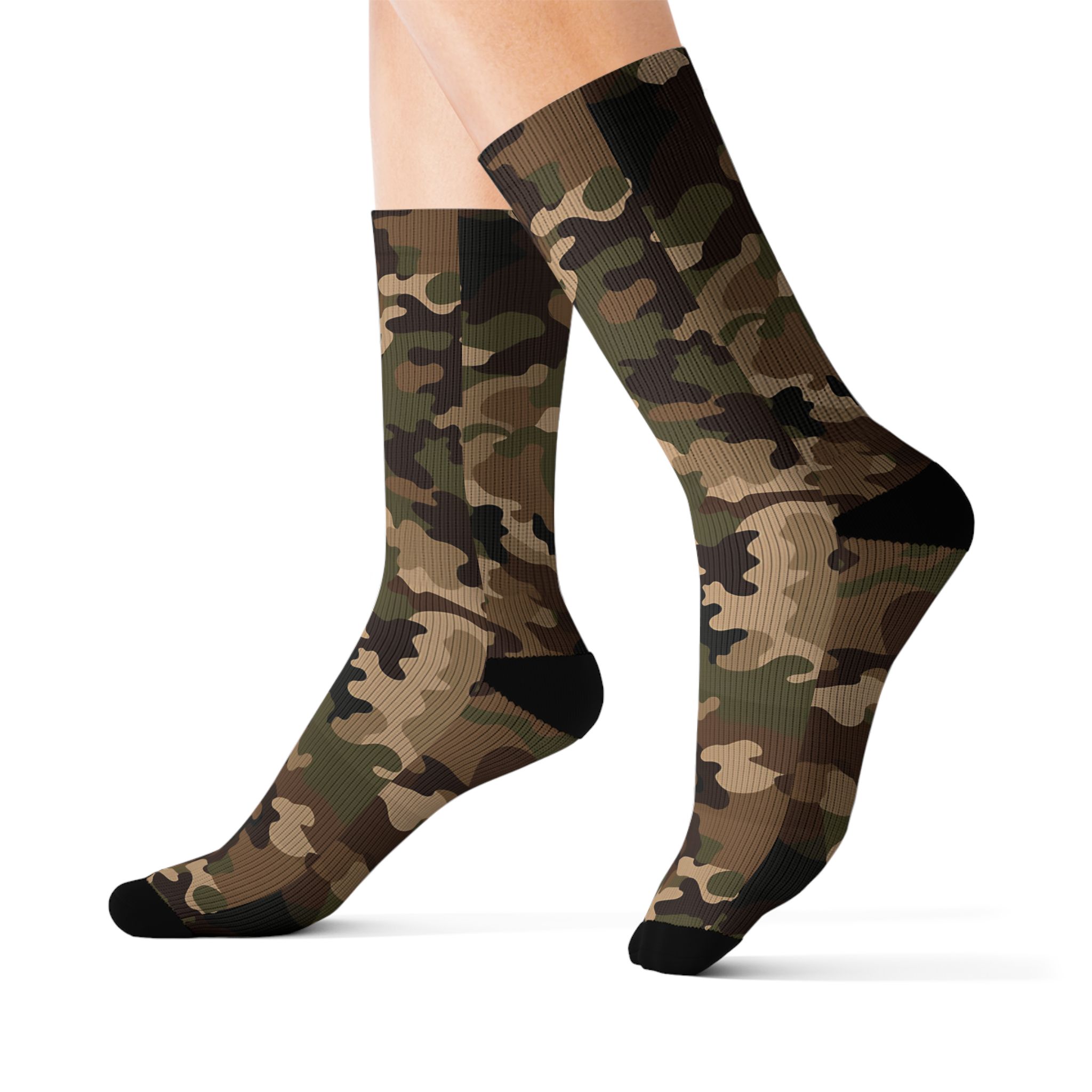 Camouflage Collection 001 - Personalized Sublimation Socks S-M-L - Görsel 7