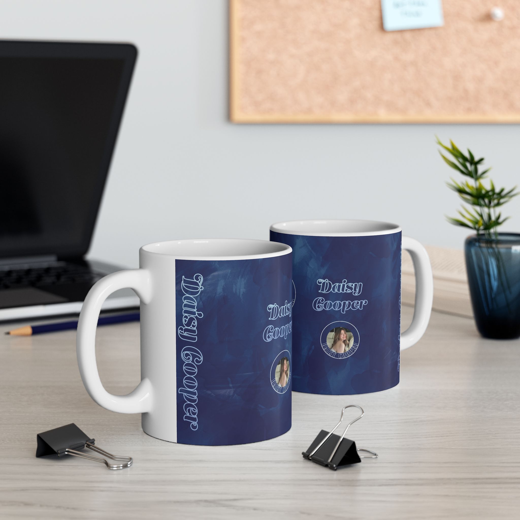 Watercolor Collection 39196 - Customizable Picture Pattern Ceramic Mug, (11oz, 15oz) - Görsel 5