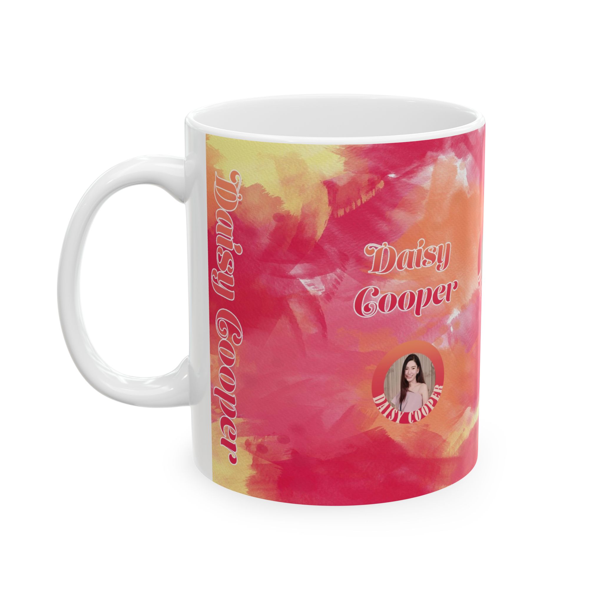 Watercolor Collection 31343 - Customizable Picture Pattern Ceramic Mug, (11oz, 15oz) - Görsel 3