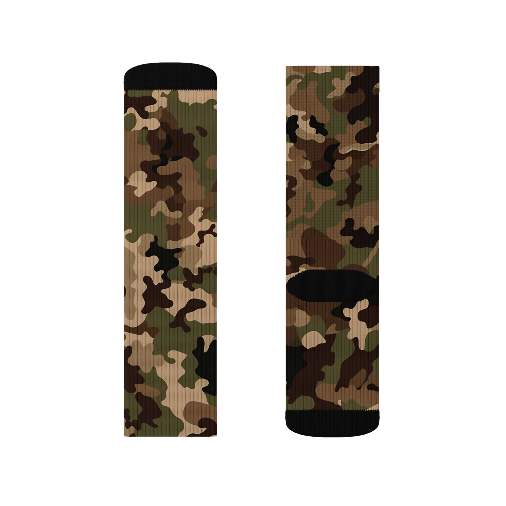 Camouflage Collection 001 - Personalized Sublimation Socks S-M-L - Görsel 13
