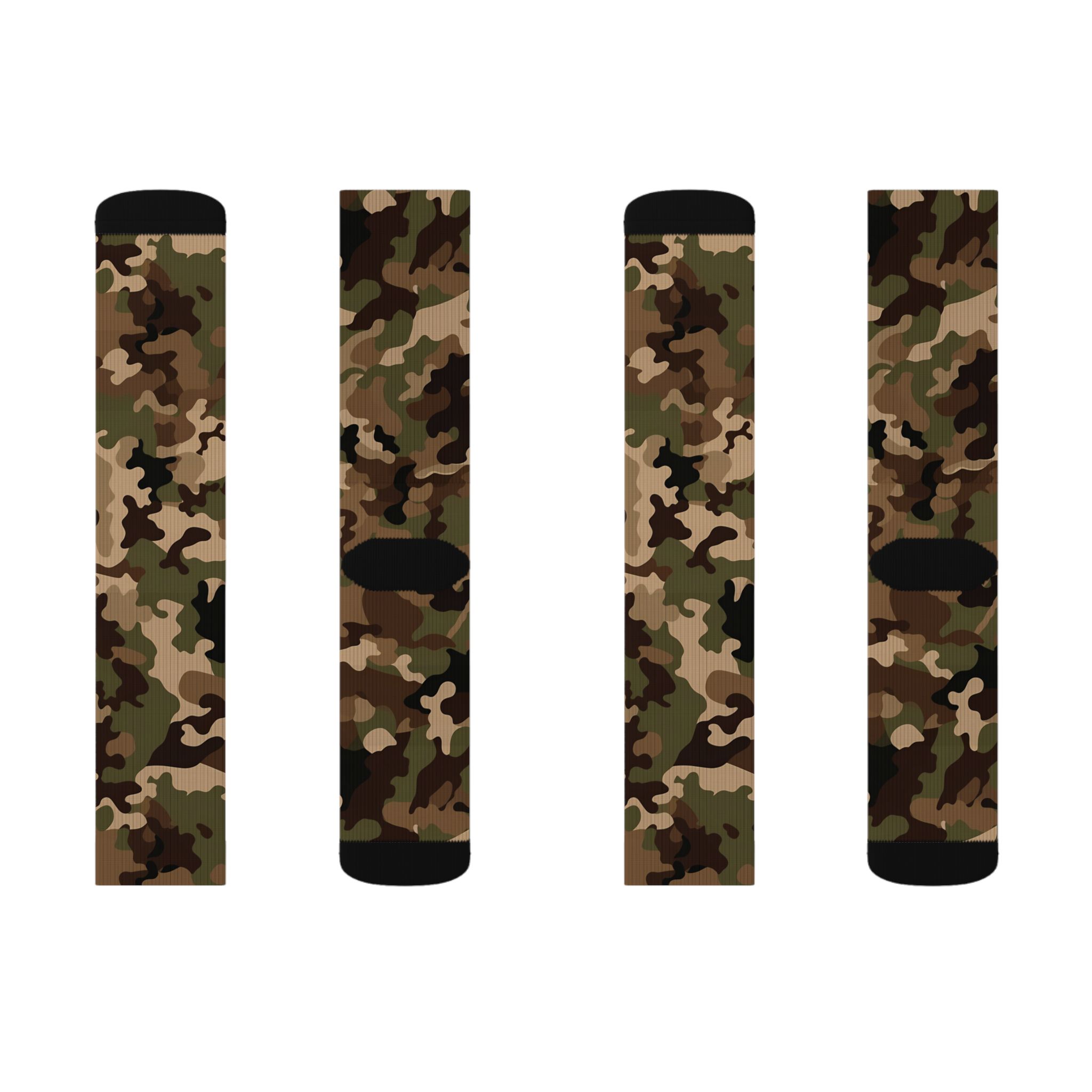 Camouflage Collection 001 - Personalized Sublimation Socks S-M-L - Görsel 2