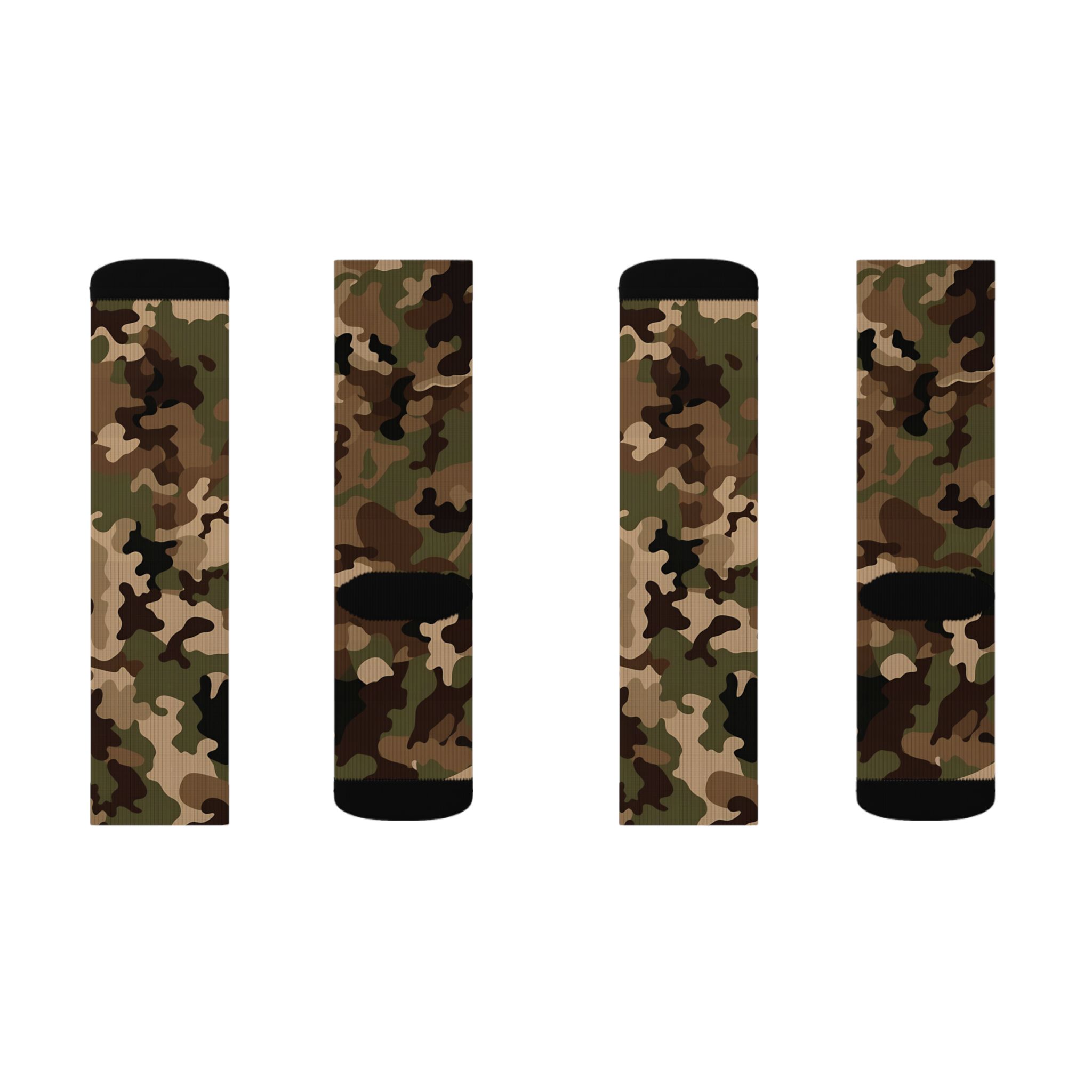 Camouflage Collection 001 - Personalized Sublimation Socks S-M-L - Görsel 12