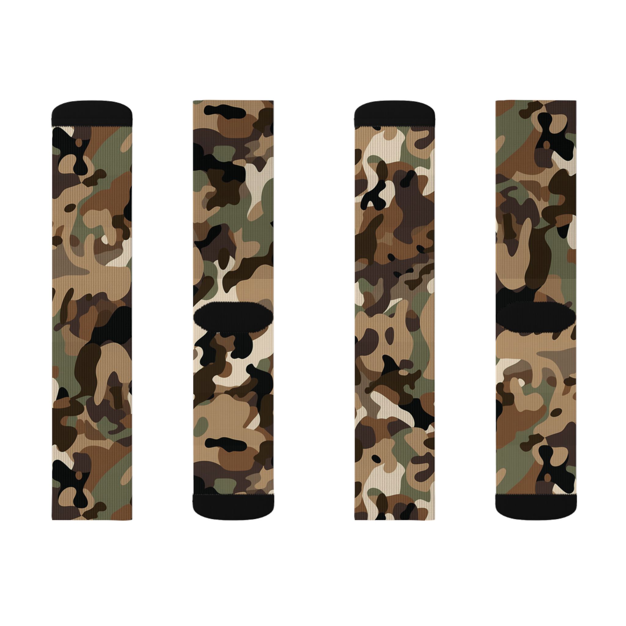 Camouflage Collection 002 - Personalized Sublimation Socks S-M-L - Görsel 7