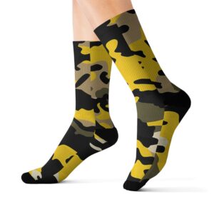 Camouflage Collection 010 - Personalized Sublimation Socks S-M-L