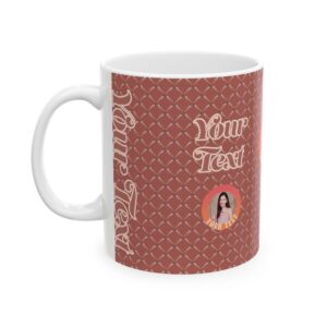 Customizable Picture Pattern Ceramic Mug, (11oz, 15oz)