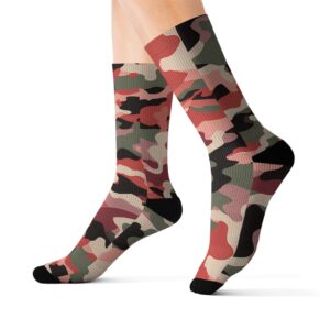 Camouflage Collection 005 - Personalized Sublimation Socks S-M-L