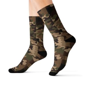 Camouflage Collection 001 - Personalized Sublimation Socks S-M-L