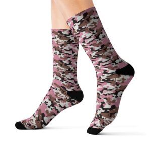 Camouflage Collection 011 - Personalized Sublimation Socks S-M-L