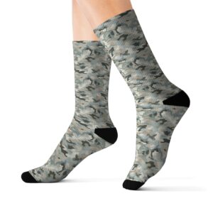 Camouflage Collection 021 - Personalized Sublimation Socks S-M-L