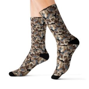 Camouflage Collection 023 - Personalized Sublimation Socks S-M-L