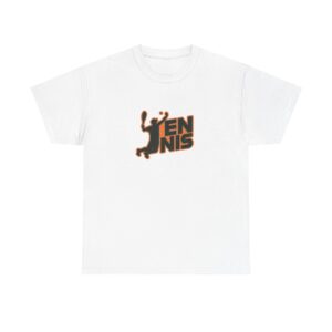 Tennis T-Shirt - Unisex Heavy Cotton Tee - By Gildan 5000