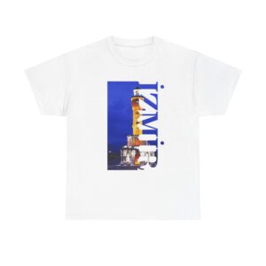Izmir Clock Tower - Izmir Saat Kulesi T-Shirt - Unisex Heavy Cotton Tee - By Gildan 5000