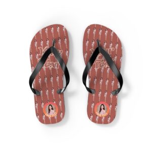 Customizable Picture Pattern Flip Flops - (S-M-L-XL)
