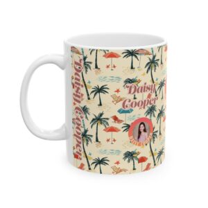 Summer Collection 029 - Customizable Picture Pattern Ceramic Mug, (11oz, 15oz)