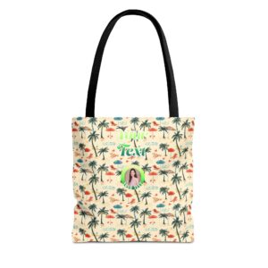 Summer Collection 029 - Customizable Picture Pattern Tote Bag (AOP)  (13" × 13") - (16" × 16") - (18" × 18")