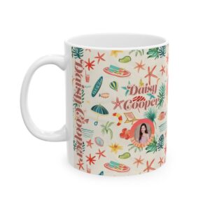 Summer Collection 027 - Customizable Picture Pattern Ceramic Mug, (11oz, 15oz)