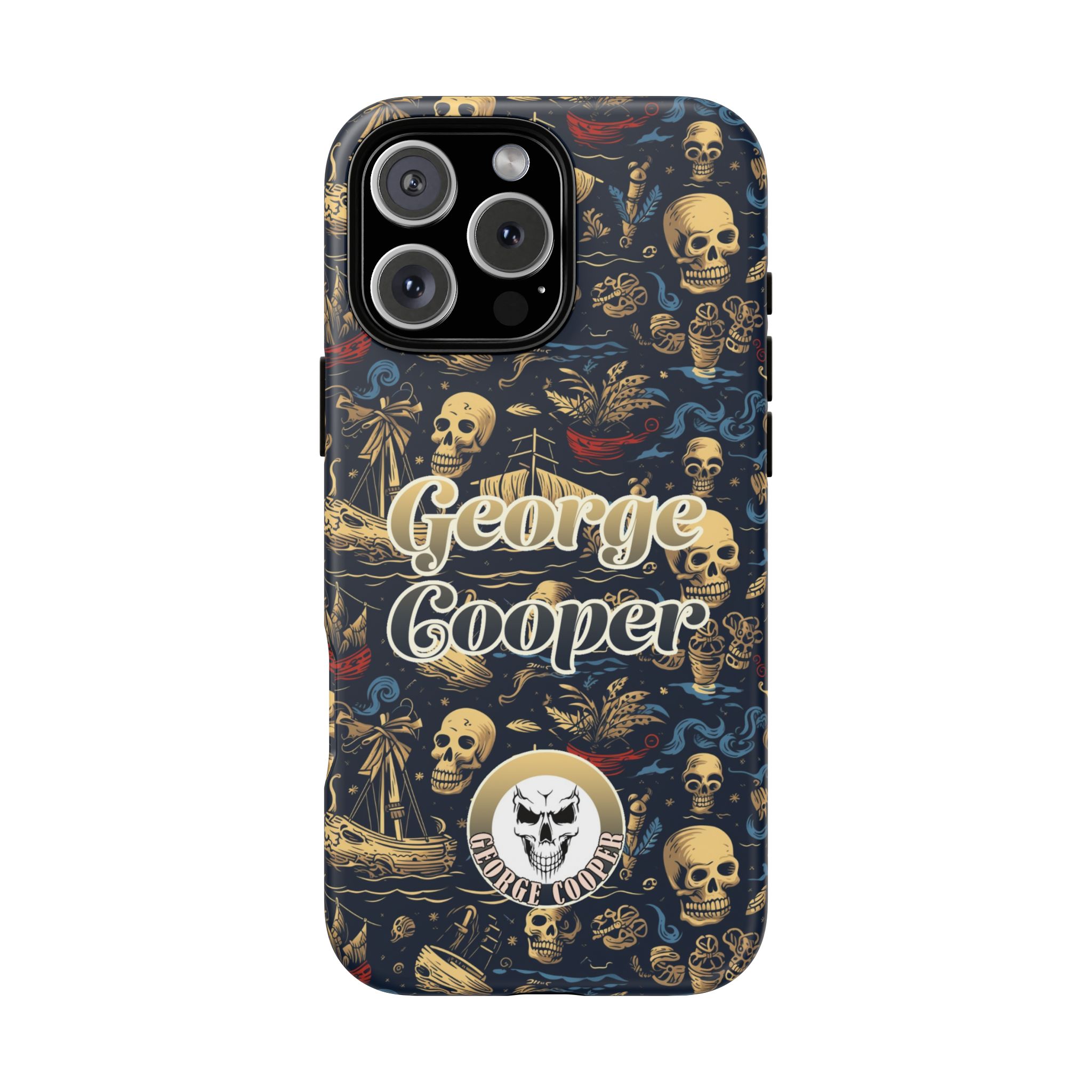 Pirate Collection 002 - Customizable Picture Pattern Tough Cases - iPhone - Samsung Galaxy - Google Pixel - Pirate-Themed Phone Case with Skull and Crossbones Design - Görsel 48