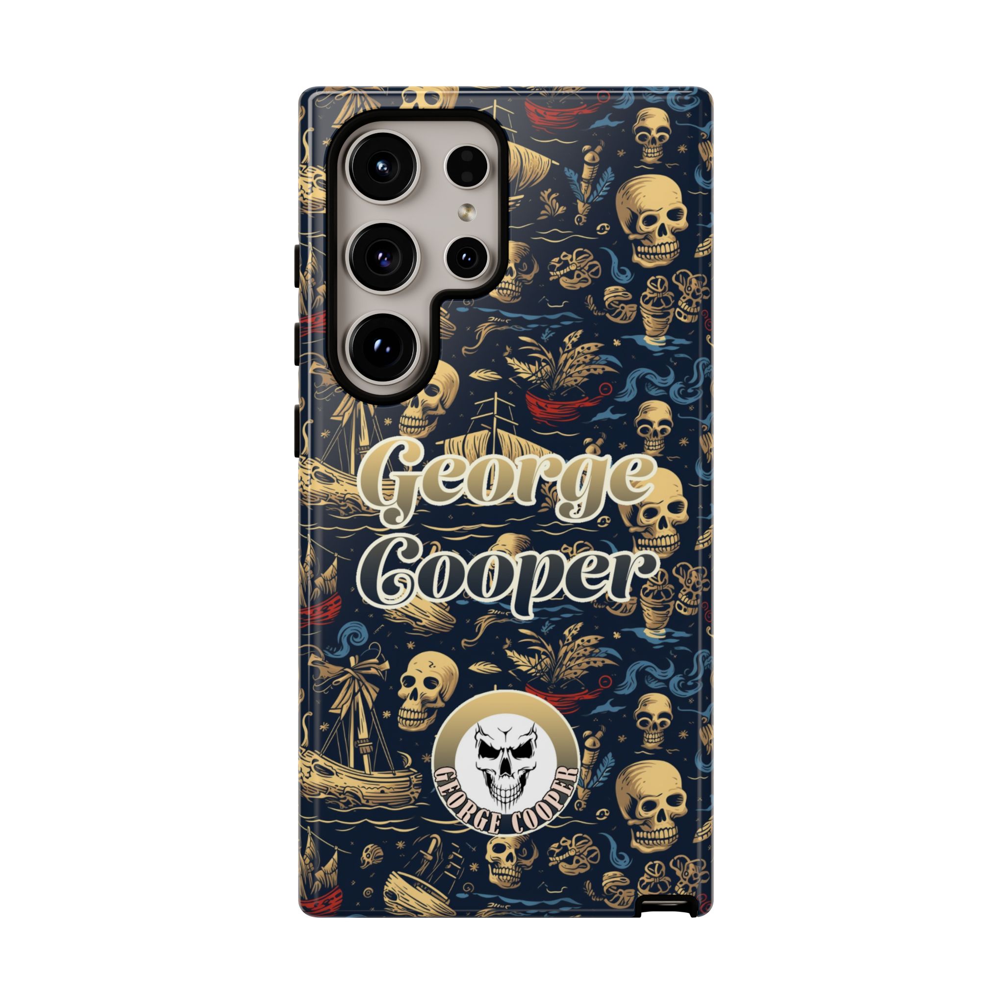 Pirate Collection 002 - Customizable Picture Pattern Tough Cases - iPhone - Samsung Galaxy - Google Pixel - Pirate-Themed Phone Case with Skull and Crossbones Design - Görsel 40