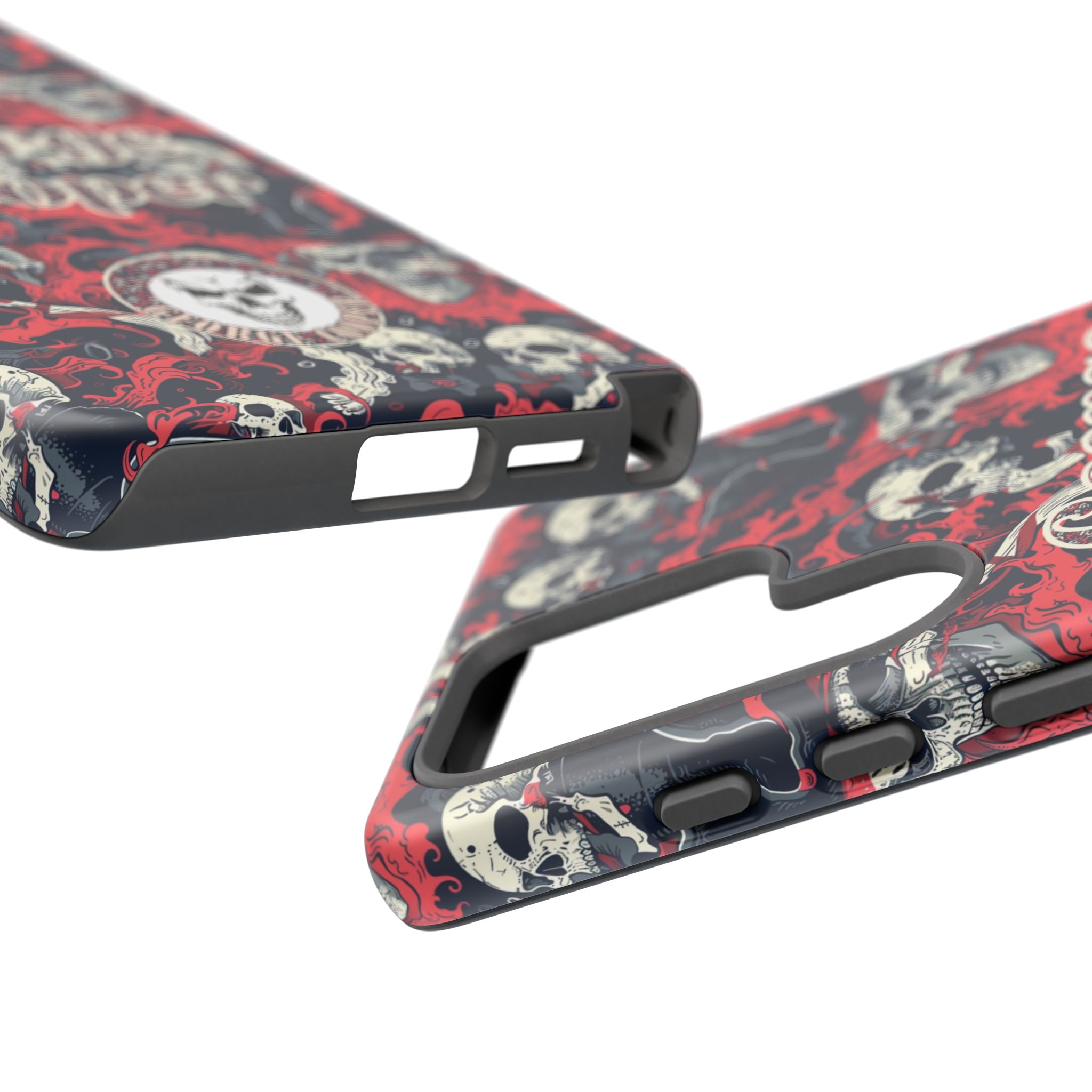 Pirate Collection 001 - Customizable Picture Pattern Tough Cases - iPhone - Samsung Galaxy - Google Pixel - Pirate-Themed Phone Case with Skull and Crossbones Design - Görsel 56