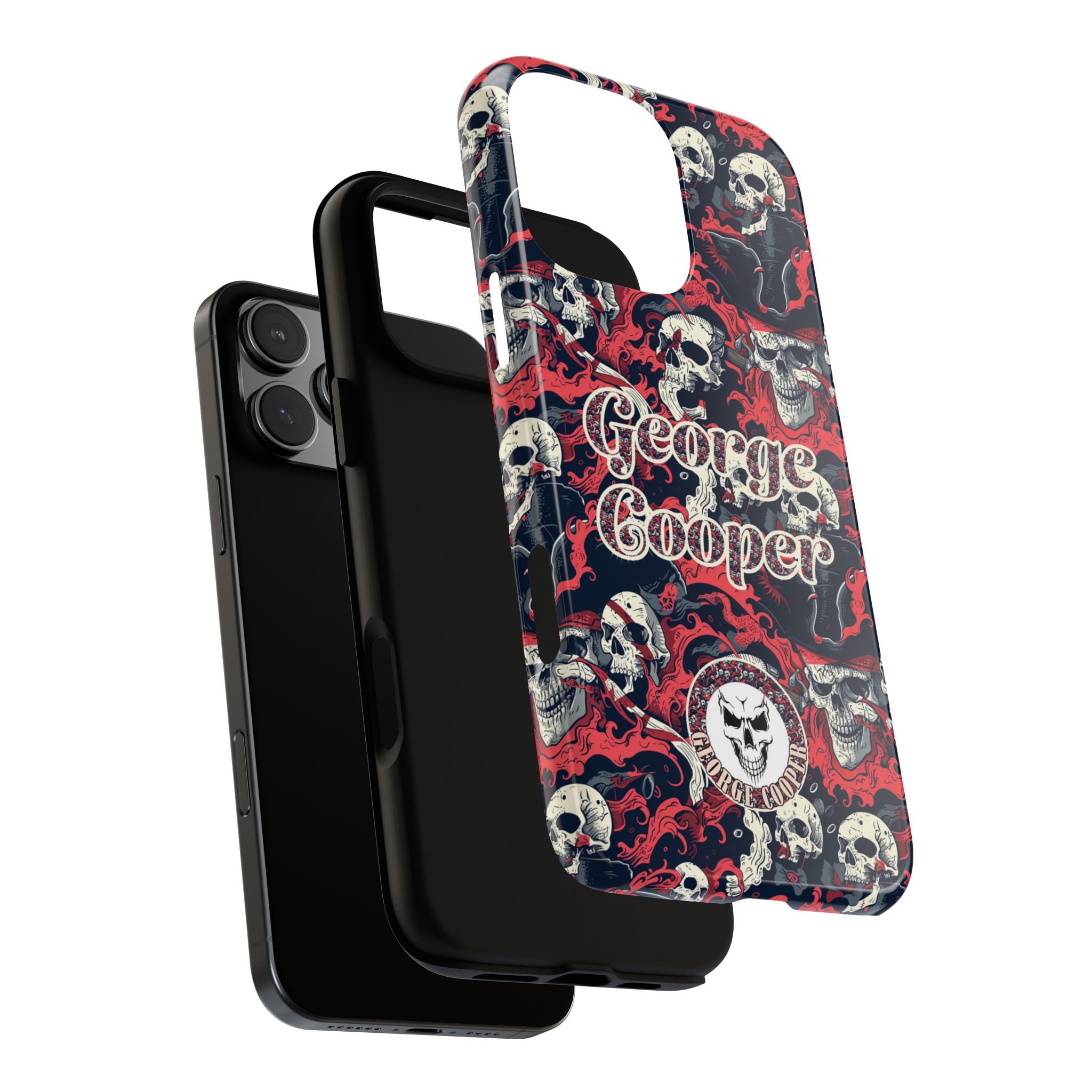 Pirate Collection 001 - Customizable Picture Pattern Tough Cases - iPhone - Samsung Galaxy - Google Pixel - Pirate-Themed Phone Case with Skull and Crossbones Design - Görsel 49