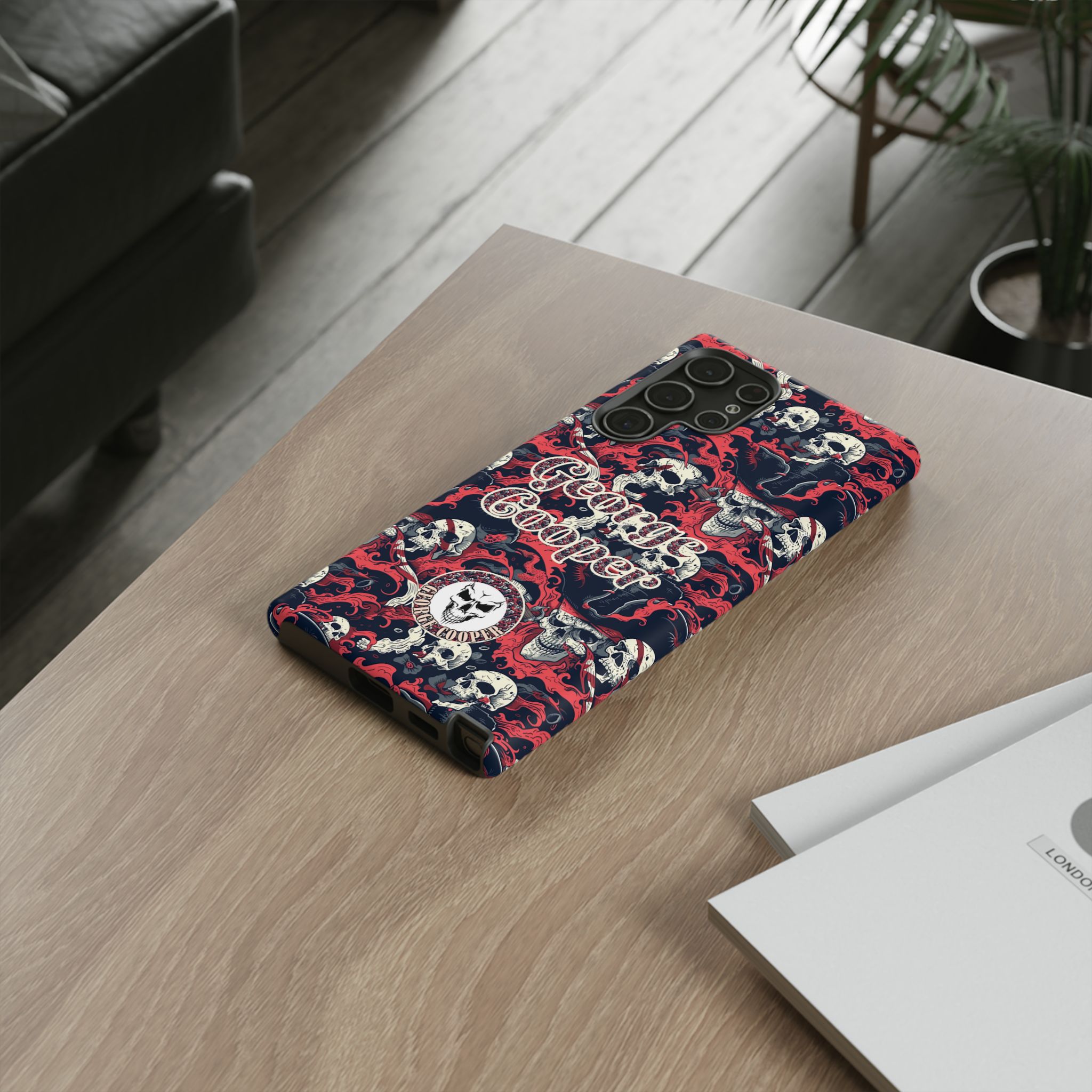 Pirate Collection 001 - Customizable Picture Pattern Tough Cases - iPhone - Samsung Galaxy - Google Pixel - Pirate-Themed Phone Case with Skull and Crossbones Design - Görsel 21