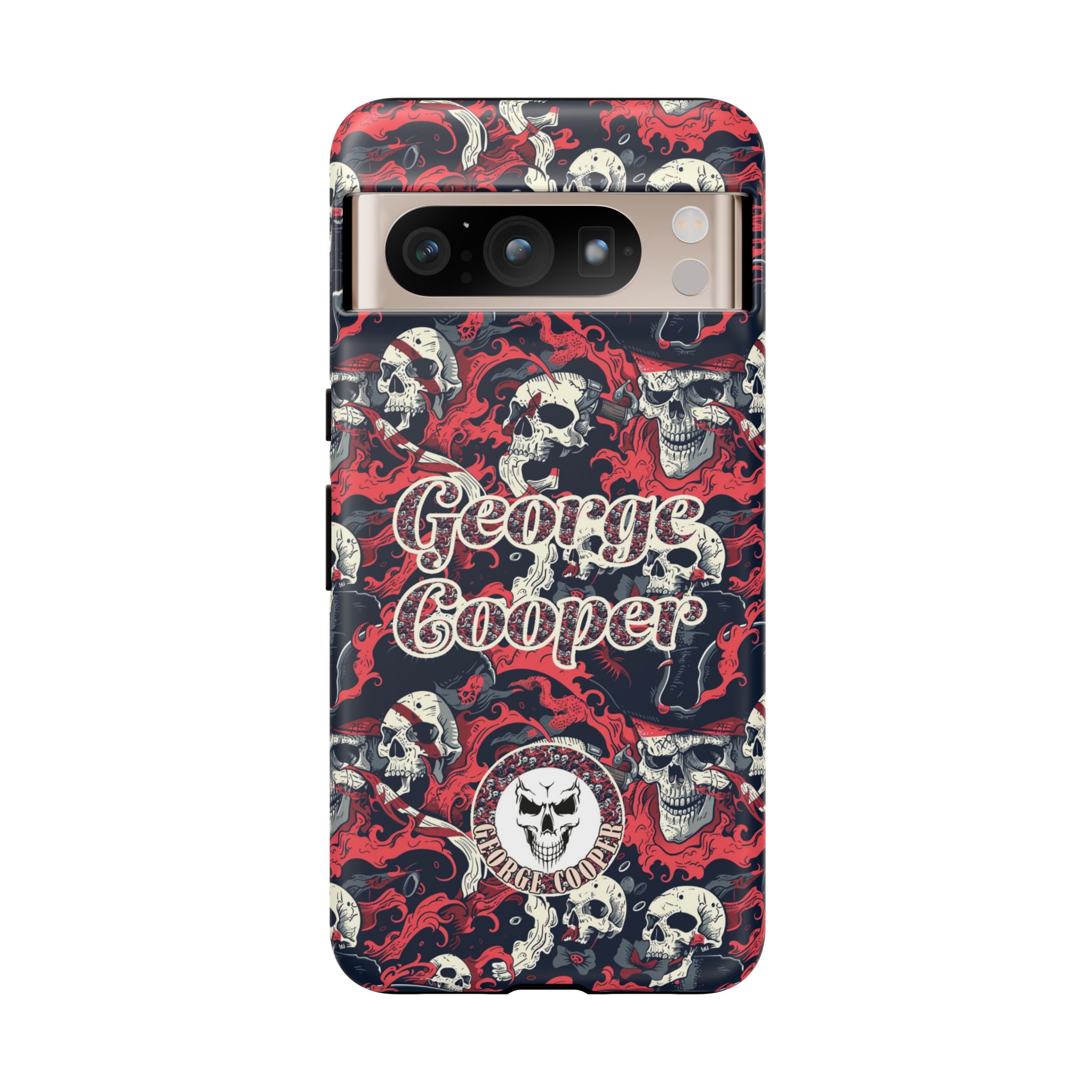Pirate Collection 001 - Customizable Picture Pattern Tough Cases - iPhone - Samsung Galaxy - Google Pixel - Pirate-Themed Phone Case with Skull and Crossbones Design - Görsel 47