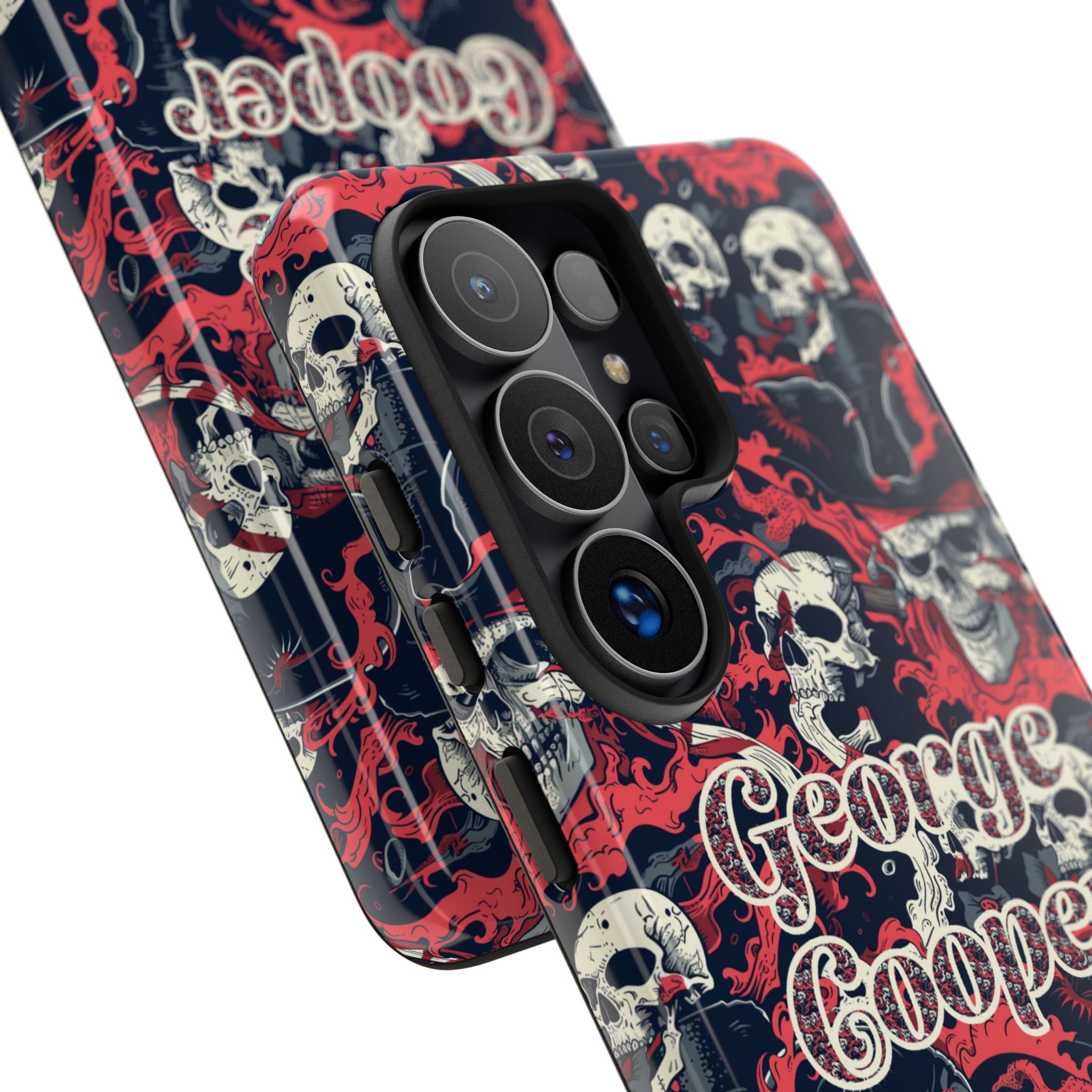 Pirate Collection 001 - Customizable Picture Pattern Tough Cases - iPhone - Samsung Galaxy - Google Pixel - Pirate-Themed Phone Case with Skull and Crossbones Design - Görsel 59