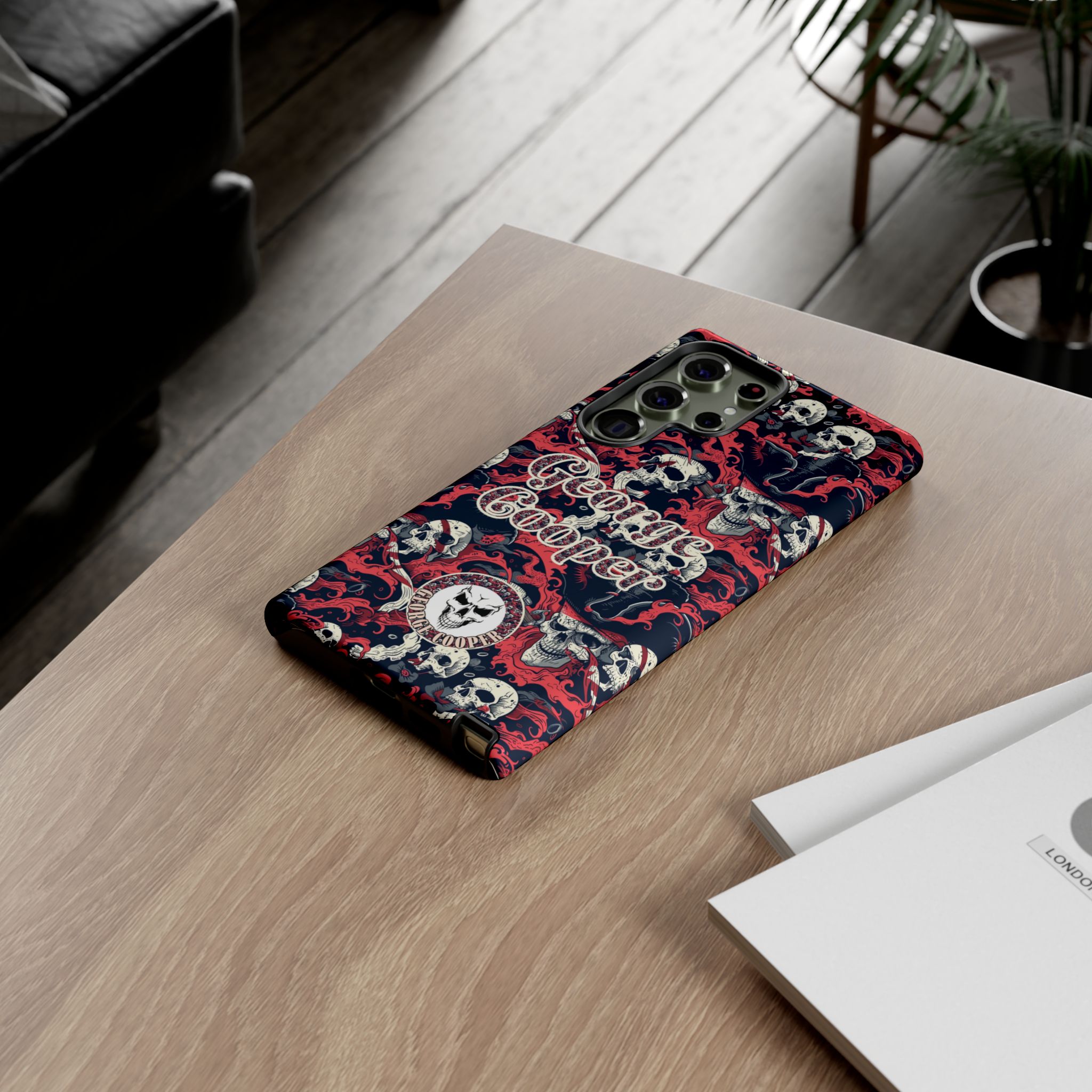 Pirate Collection 001 - Customizable Picture Pattern Tough Cases - iPhone - Samsung Galaxy - Google Pixel - Pirate-Themed Phone Case with Skull and Crossbones Design - Görsel 28