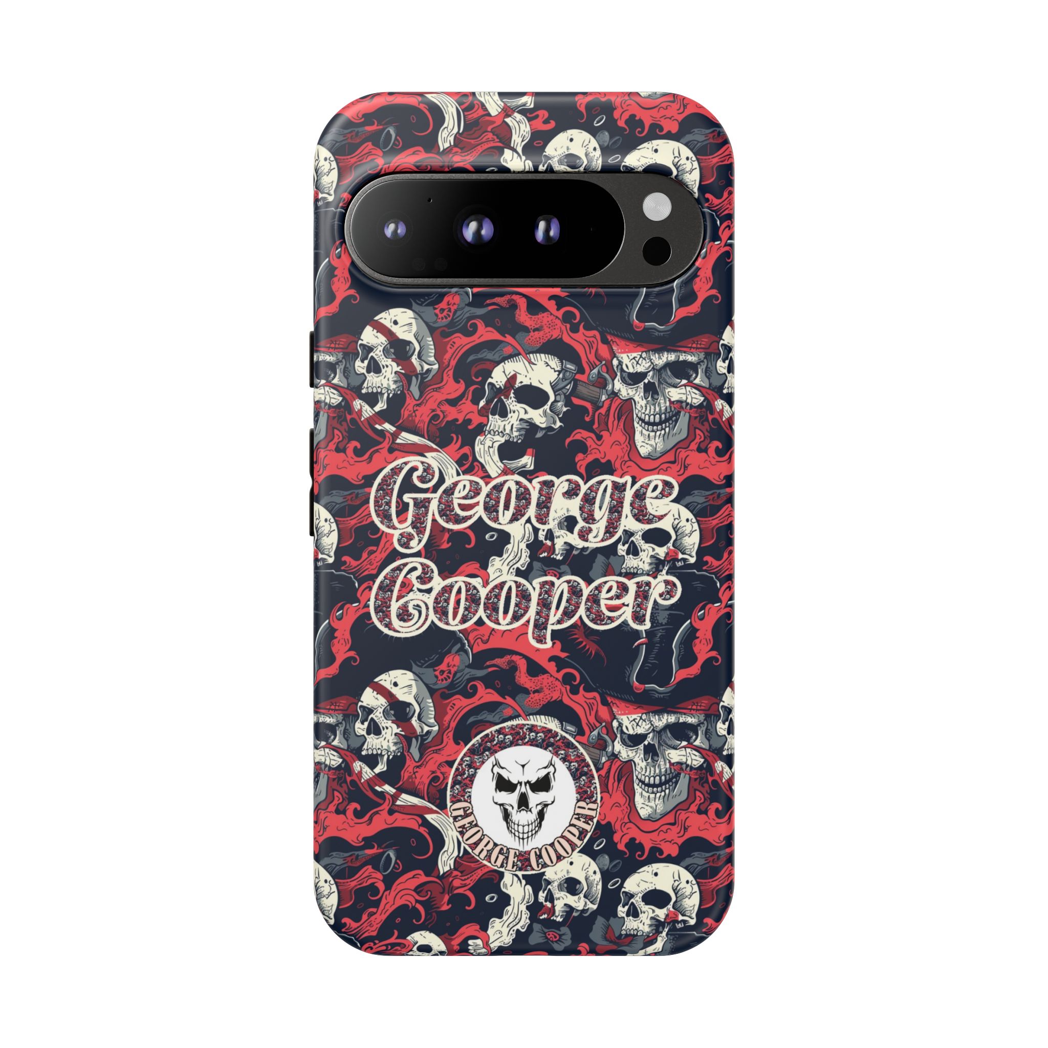 Pirate Collection 001 - Customizable Picture Pattern Tough Cases - iPhone - Samsung Galaxy - Google Pixel - Pirate-Themed Phone Case with Skull and Crossbones Design - Görsel 53