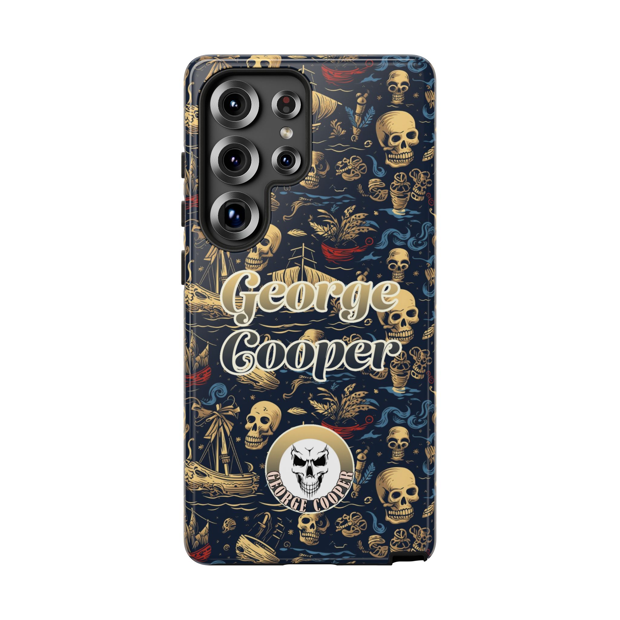 Pirate Collection 002 - Customizable Picture Pattern Tough Cases - iPhone - Samsung Galaxy - Google Pixel - Pirate-Themed Phone Case with Skull and Crossbones Design - Görsel 52