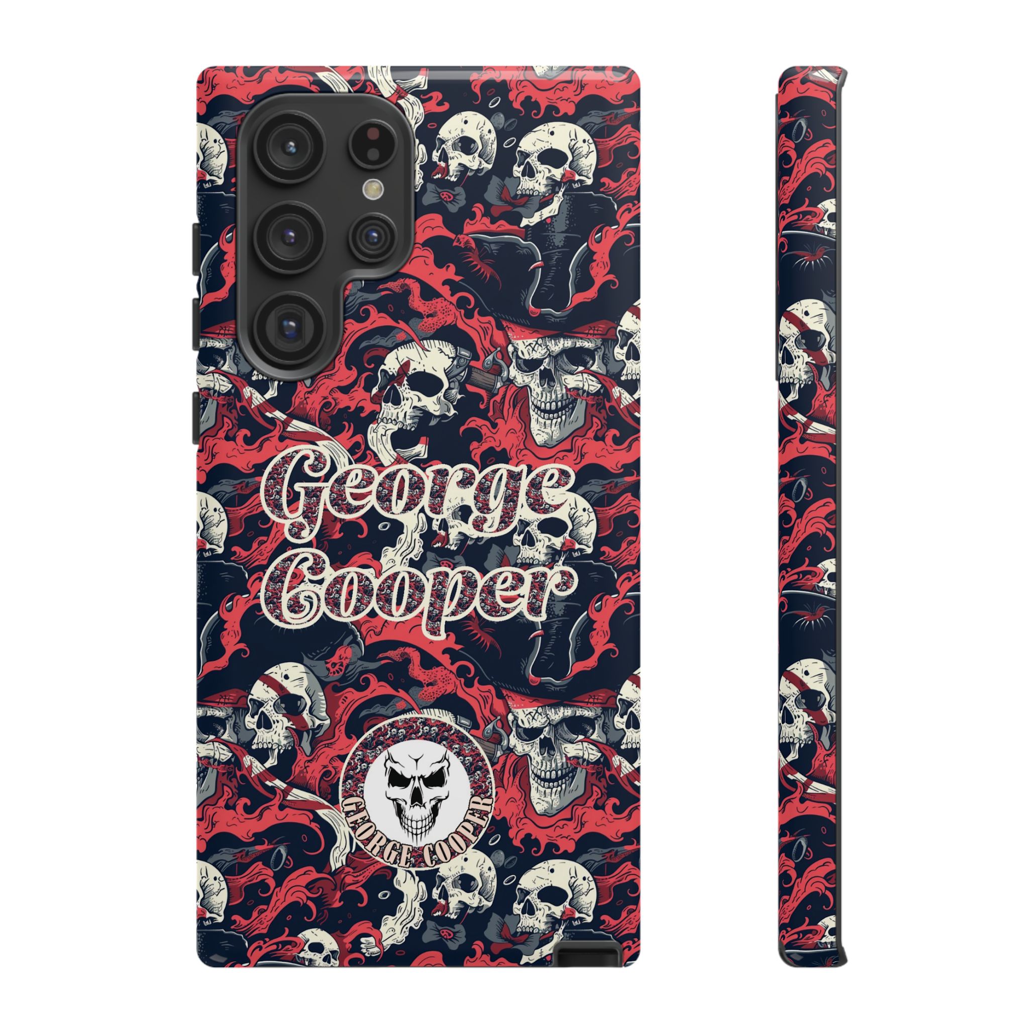 Pirate Collection 001 - Customizable Picture Pattern Tough Cases - iPhone - Samsung Galaxy - Google Pixel - Pirate-Themed Phone Case with Skull and Crossbones Design - Görsel 18