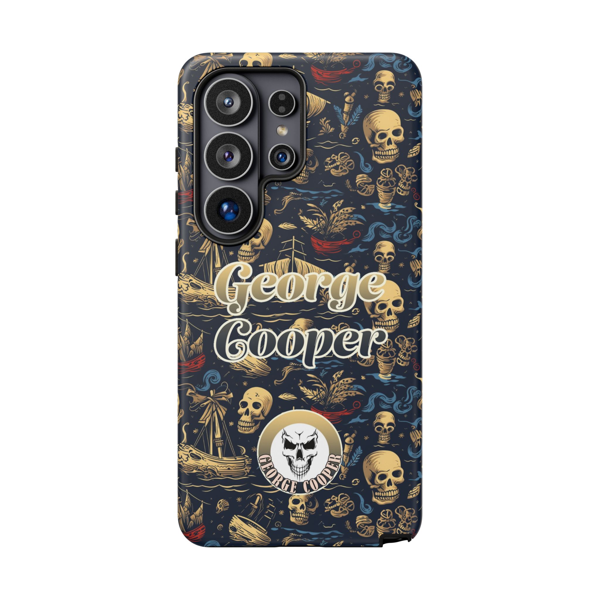 Pirate Collection 002 - Customizable Picture Pattern Tough Cases - iPhone - Samsung Galaxy - Google Pixel - Pirate-Themed Phone Case with Skull and Crossbones Design - Görsel 57