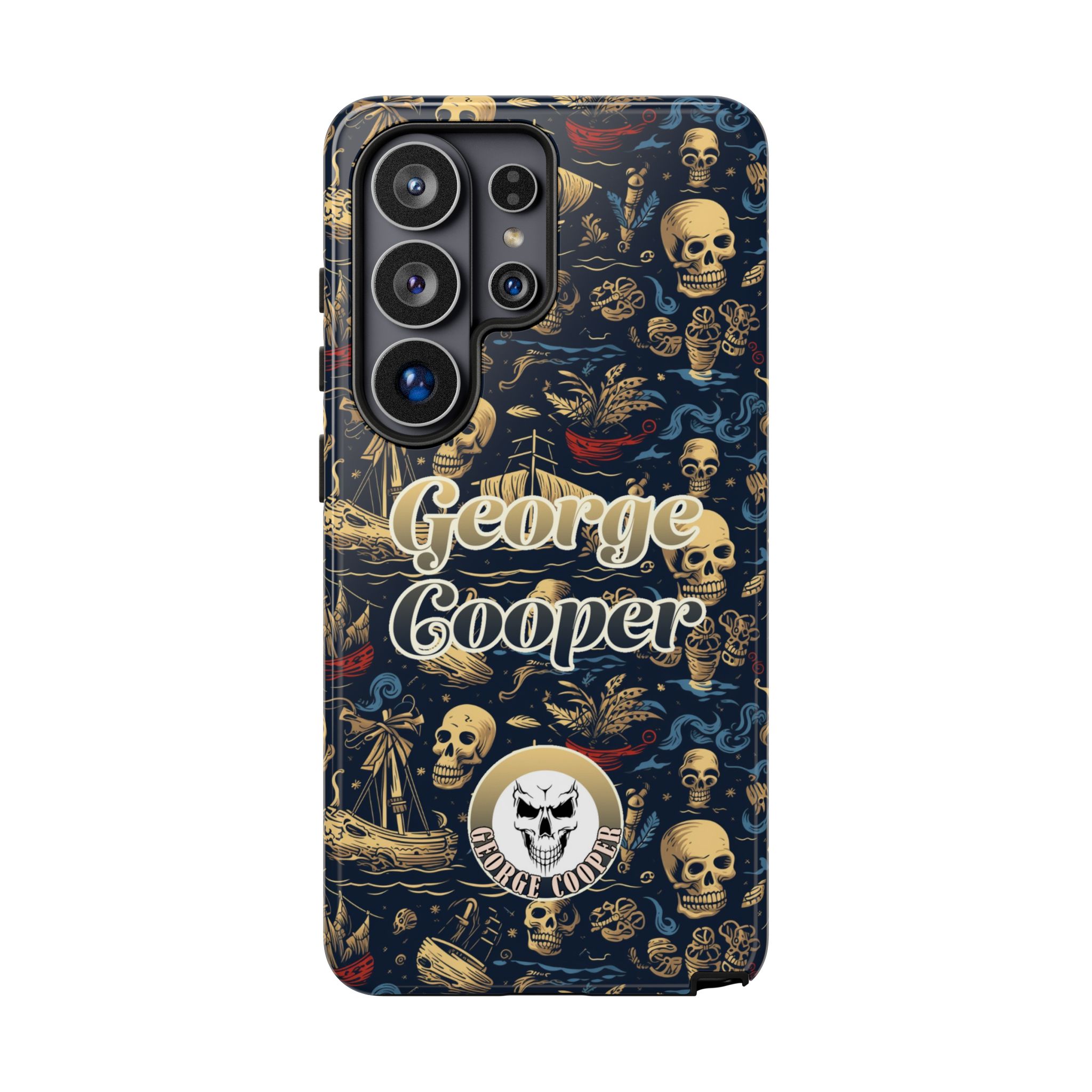 Pirate Collection 002 - Customizable Picture Pattern Tough Cases - iPhone - Samsung Galaxy - Google Pixel - Pirate-Themed Phone Case with Skull and Crossbones Design - Görsel 56