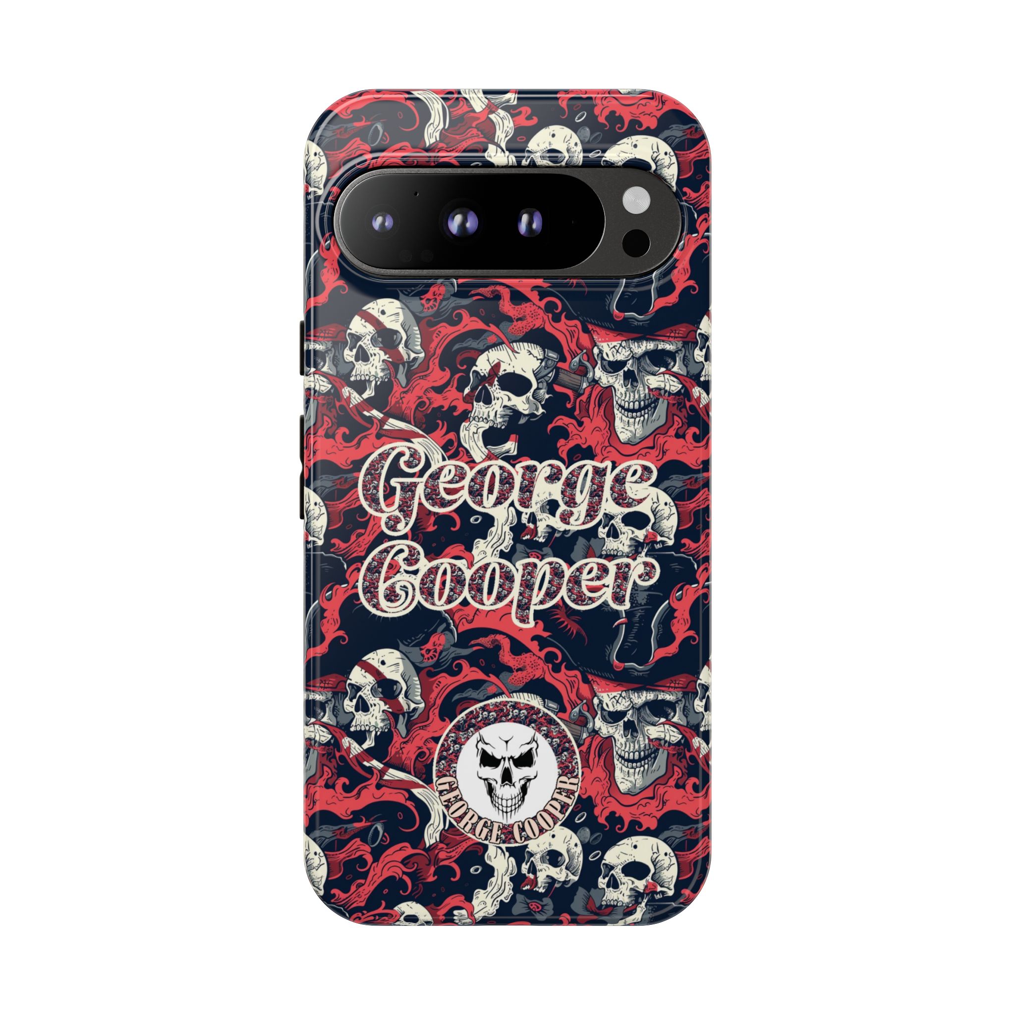 Pirate Collection 001 - Customizable Picture Pattern Tough Cases - iPhone - Samsung Galaxy - Google Pixel - Pirate-Themed Phone Case with Skull and Crossbones Design - Görsel 51
