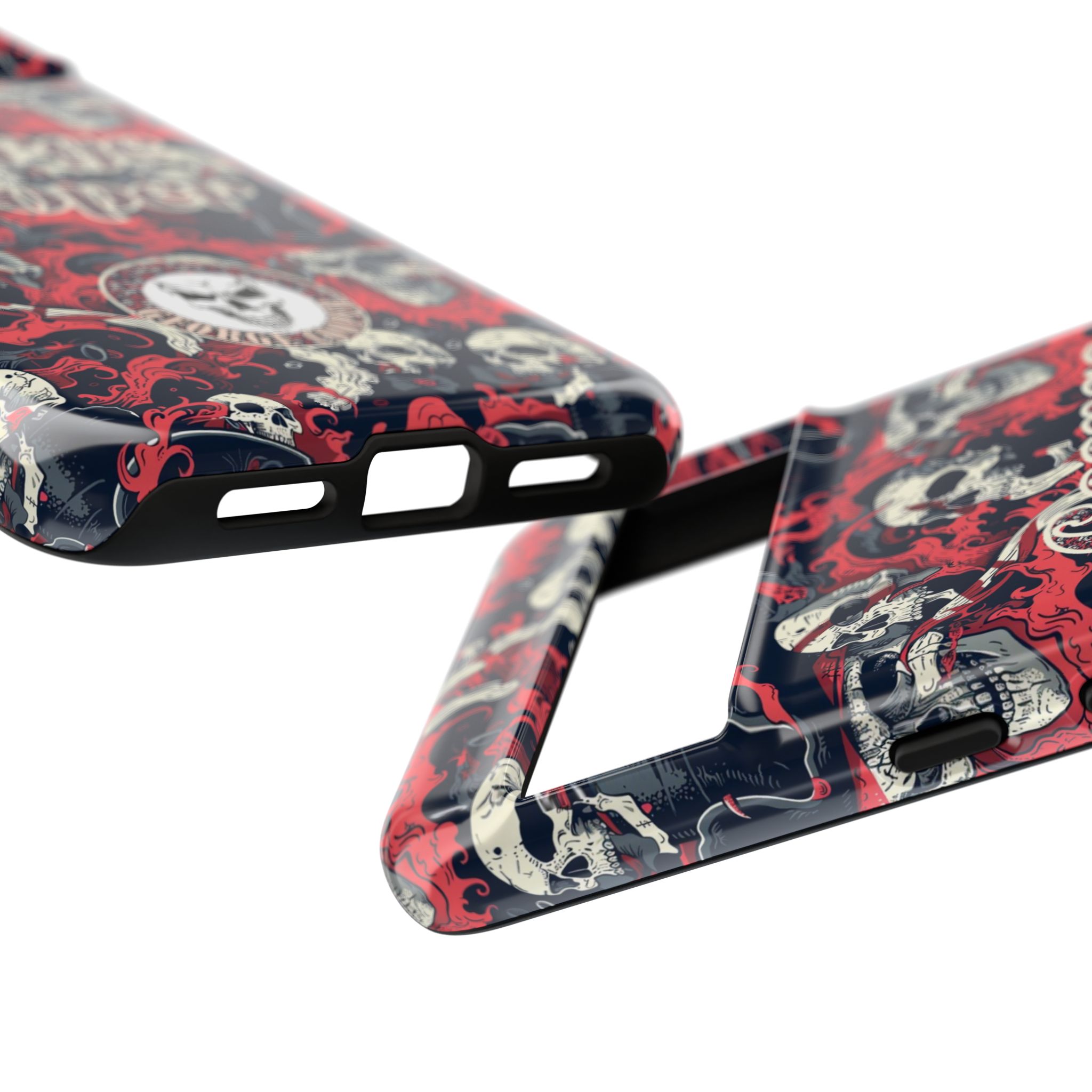 Pirate Collection 001 - Customizable Picture Pattern Tough Cases - iPhone - Samsung Galaxy - Google Pixel - Pirate-Themed Phone Case with Skull and Crossbones Design - Görsel 46