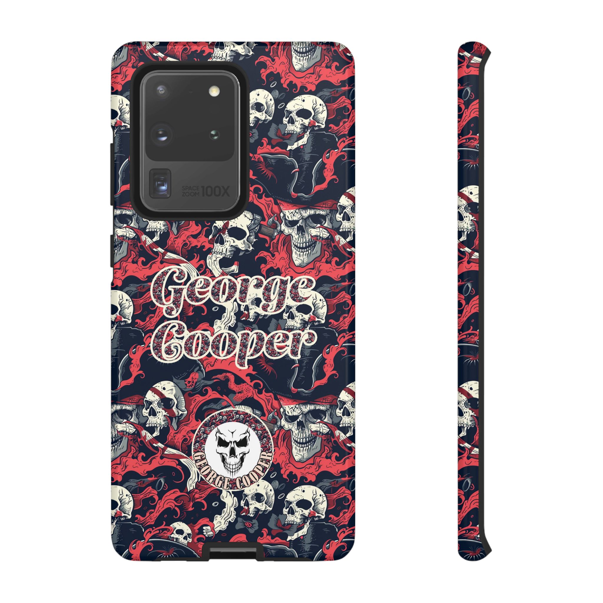Pirate Collection 001 - Customizable Picture Pattern Tough Cases - iPhone - Samsung Galaxy - Google Pixel - Pirate-Themed Phone Case with Skull and Crossbones Design - Görsel 8