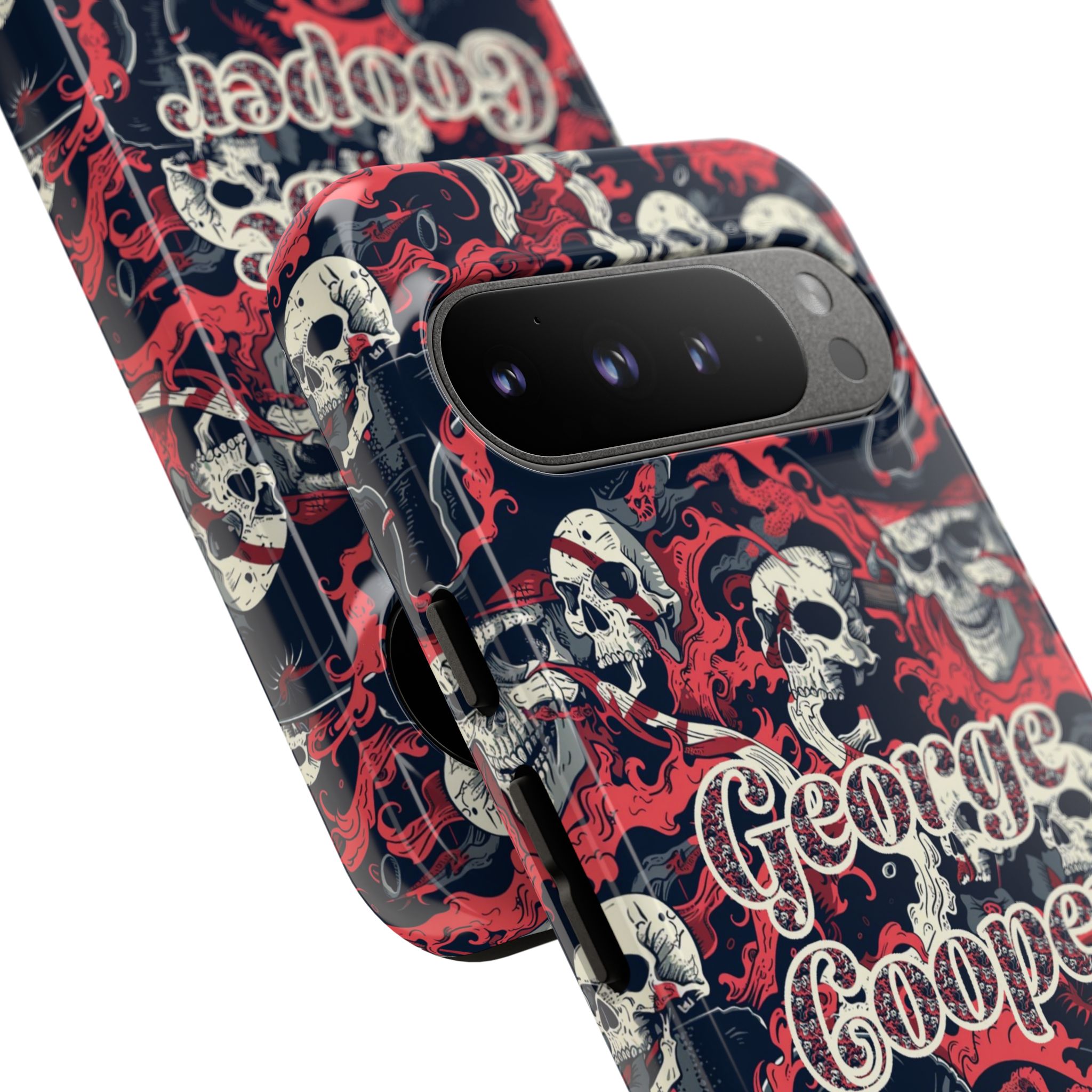 Pirate Collection 001 - Customizable Picture Pattern Tough Cases - iPhone - Samsung Galaxy - Google Pixel - Pirate-Themed Phone Case with Skull and Crossbones Design - Görsel 52