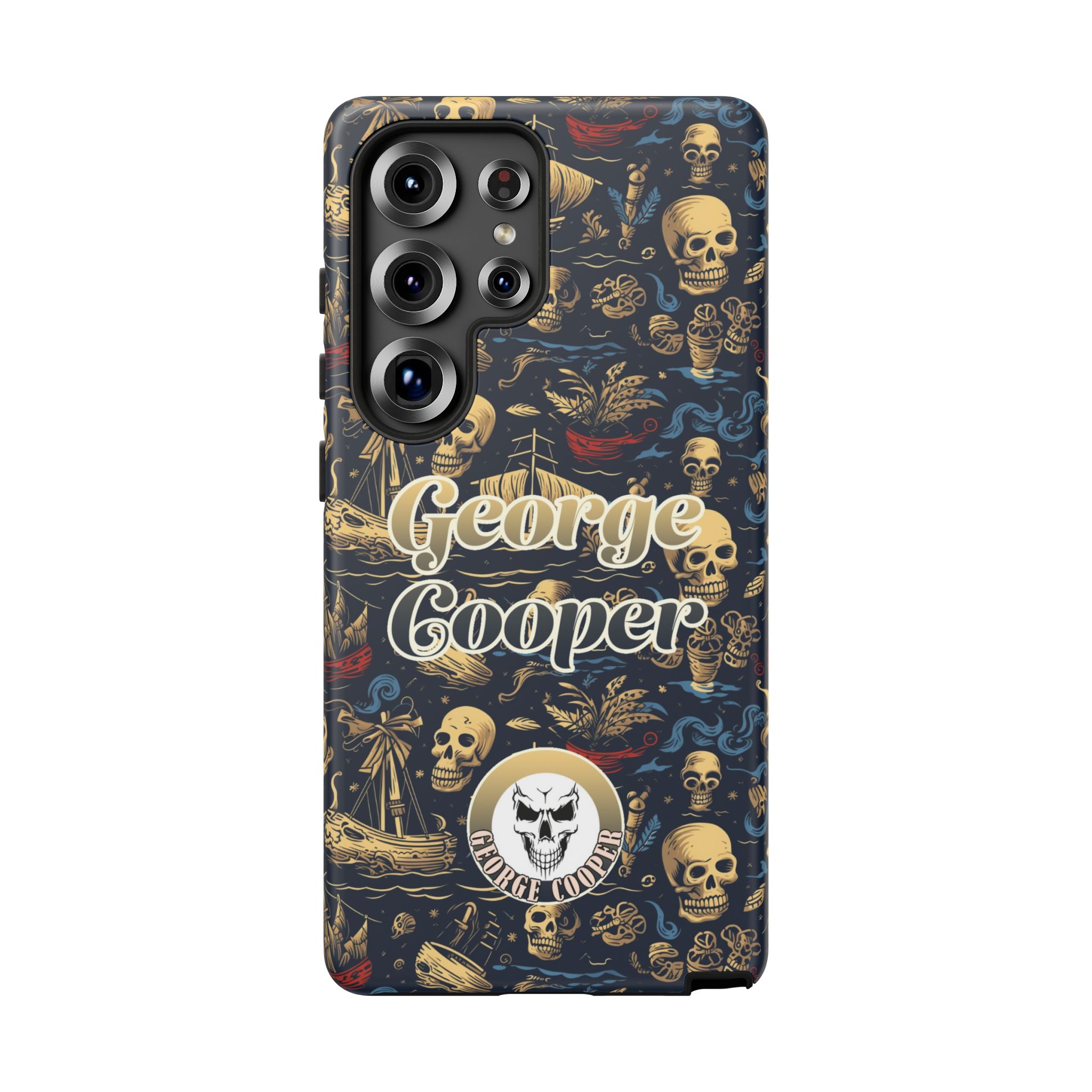 Pirate Collection 002 - Customizable Picture Pattern Tough Cases - iPhone - Samsung Galaxy - Google Pixel - Pirate-Themed Phone Case with Skull and Crossbones Design - Görsel 53