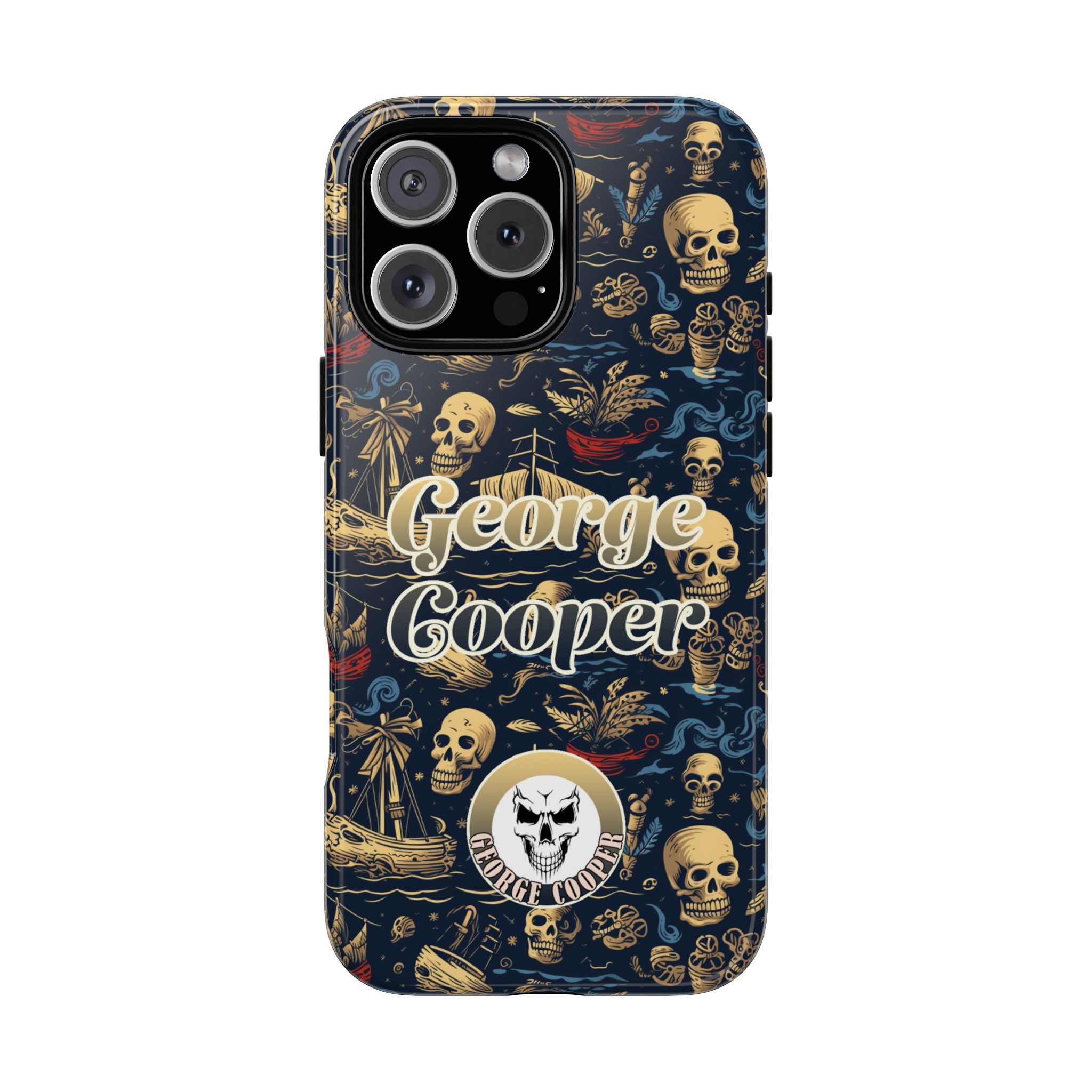 Pirate Collection 002 - Customizable Picture Pattern Tough Cases - iPhone - Samsung Galaxy - Google Pixel - Pirate-Themed Phone Case with Skull and Crossbones Design - Görsel 46