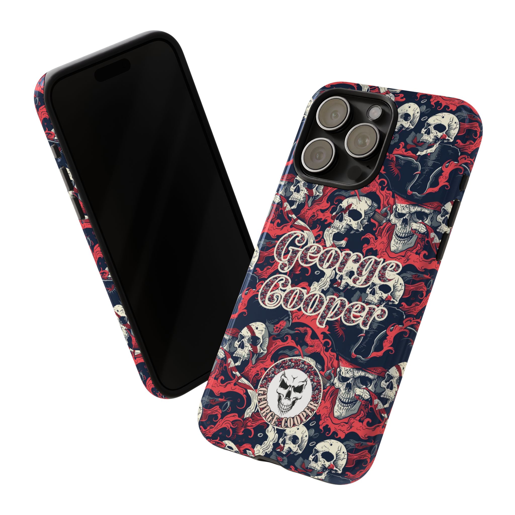 Pirate Collection 001 - Customizable Picture Pattern Tough Cases - iPhone - Samsung Galaxy - Google Pixel - Pirate-Themed Phone Case with Skull and Crossbones Design - Görsel 40
