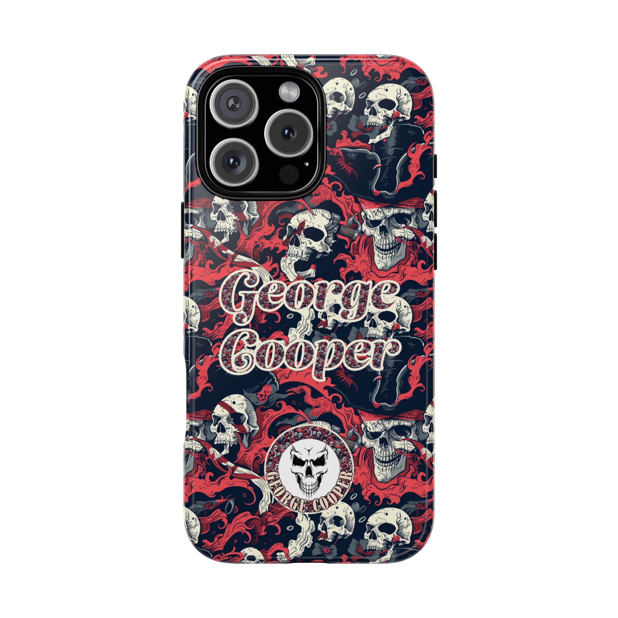 Pirate Collection 001 - Customizable Picture Pattern Tough Cases - iPhone - Samsung Galaxy - Google Pixel - Pirate-Themed Phone Case with Skull and Crossbones Design - Görsel 48