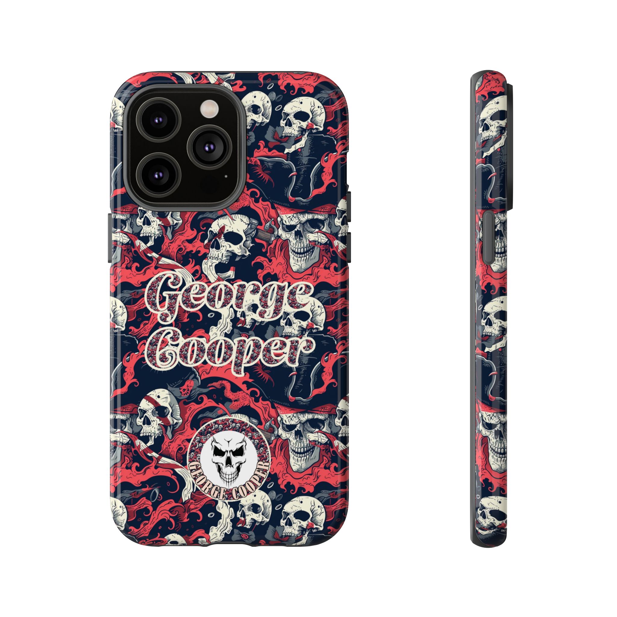 Pirate Collection 001 - Customizable Picture Pattern Tough Cases - iPhone - Samsung Galaxy - Google Pixel - Pirate-Themed Phone Case with Skull and Crossbones Design - Görsel 22