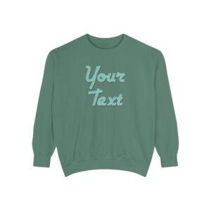 Winter Text Collection - Retro Wood 04 Unisex Garment-Dyed Sweatshirt