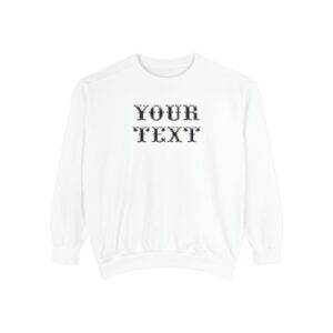 Winter Text Collection - Realistic Glass Unisex Garment-Dyed Sweatshirt